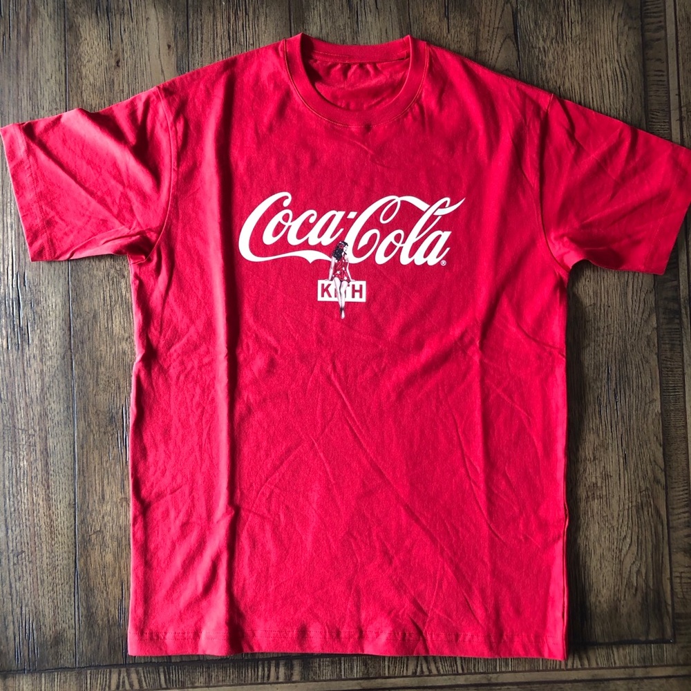 Kith x Coca Cola Hula Red Tee/ Brand New/ 100% aut